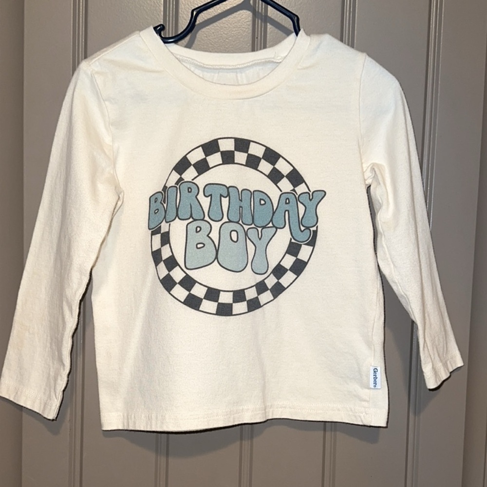 Gerber 2T Birthday Boy Shirt